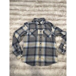Urban Pipeline Boys Flannel Shirt Long sleeve button Size L